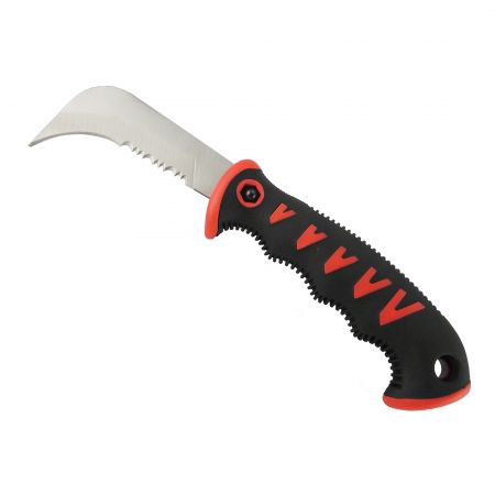 Couteau utilitaire de 9 pouces (225 mm) - Couteau utilitaire de jardin Soteck avec une lame de coupe fine et dentelée